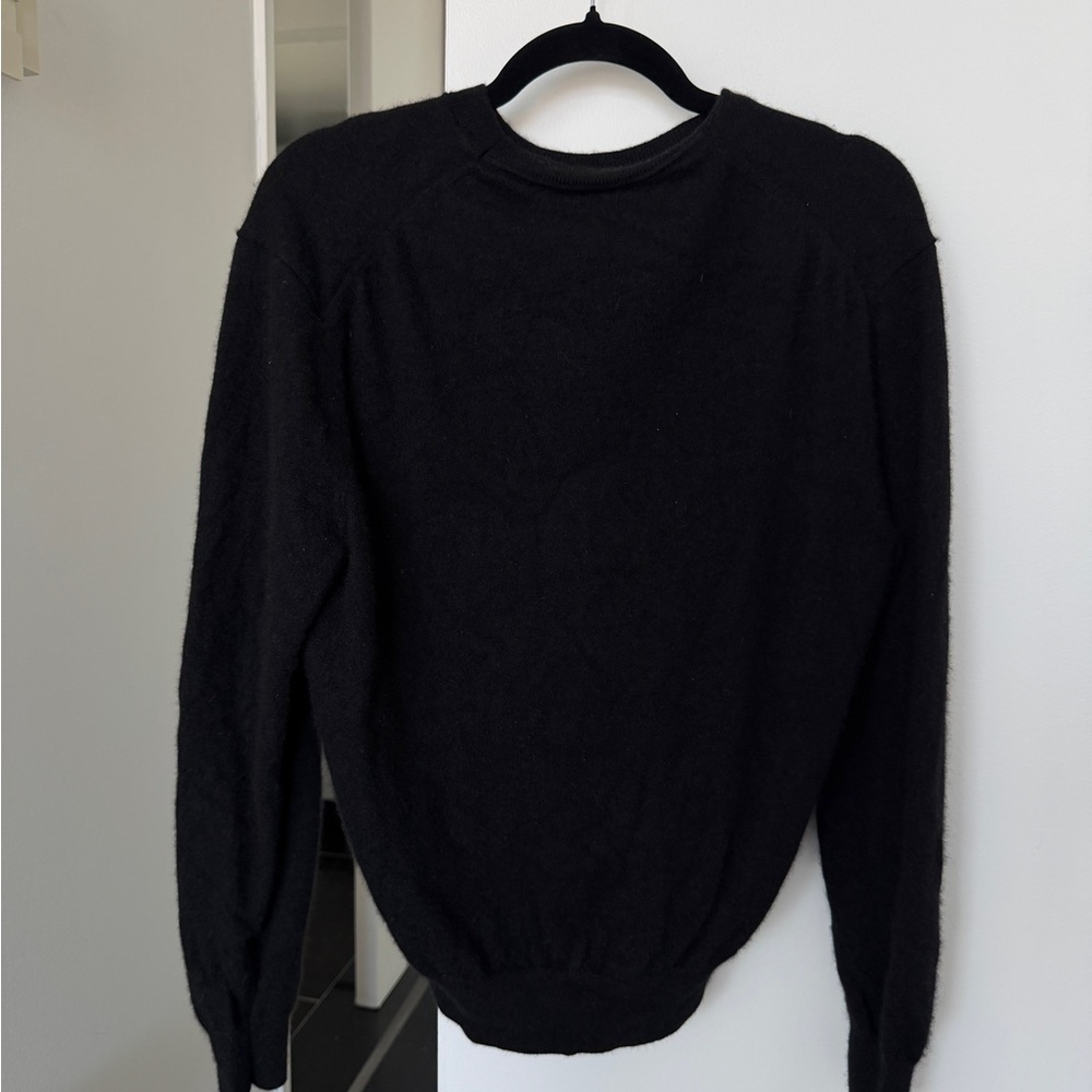 Men Massimo Dutti Black Crewneck Sweater